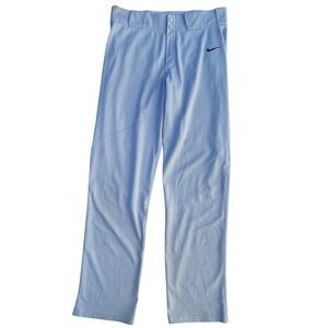 Nike Men Size Large Baseball Pants Gray Athletic Training Performance Sportswear